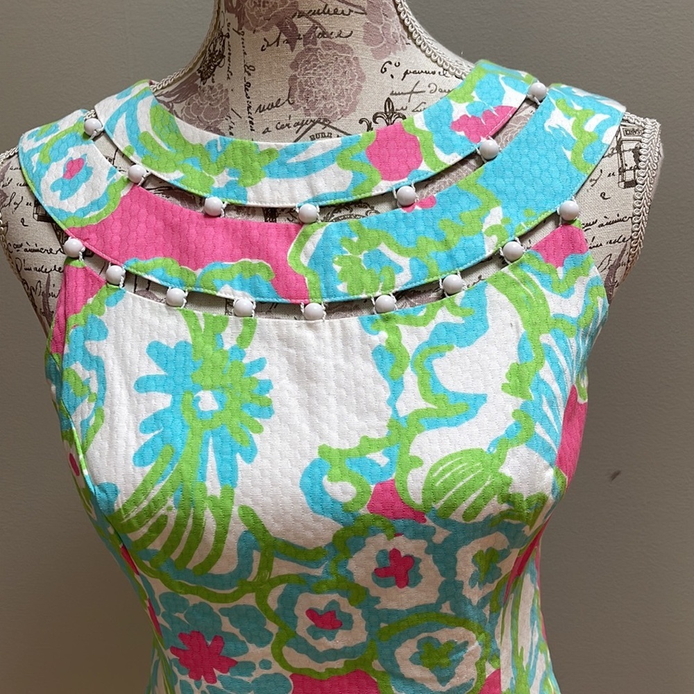 Lilly Pulitzer Lindy Shift Dress NWOT 0 - Picture 2 of 7